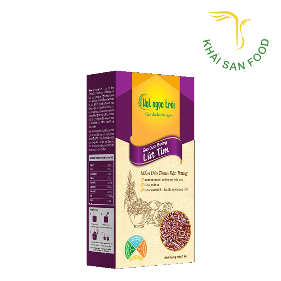 Gạo Hạt Ngọc Trời Lứt Tím