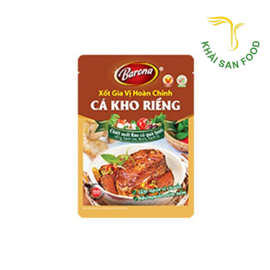 Xốt Gia Vị Hoàn Chỉnh Barona - Cá Kho Riềng 80G
