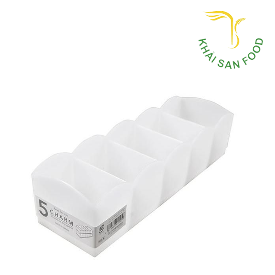 Hộp Đựng Tất Đồ Lót 5 Ngăn Dáng Dài
