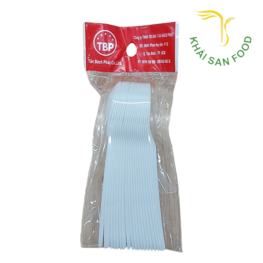 Muỗng Nhựa Trắng TBP20