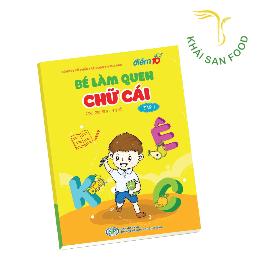 Làm Quen Chữ Cái 3-4 Tuổi Bộ 1 TP-LQCC01