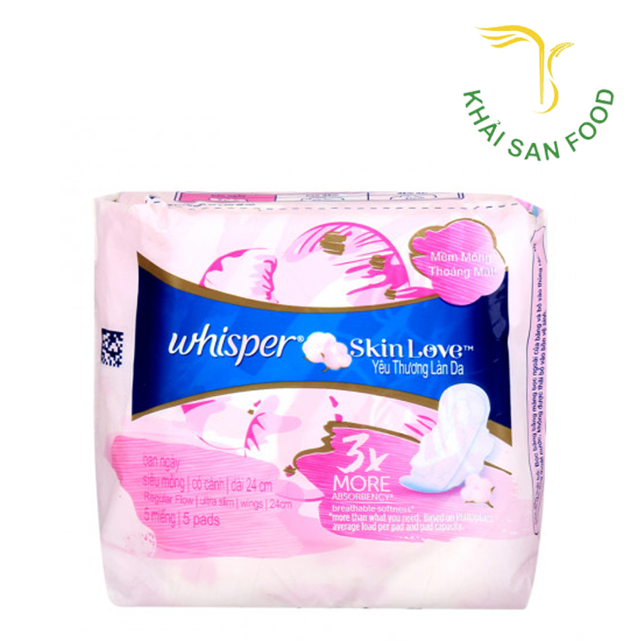 Whisper Mềm mỏng Cánh 24cm 18SX12