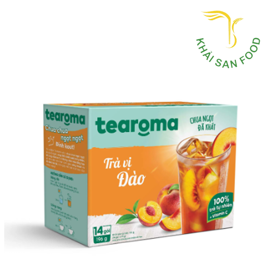 Tearoma Trà Đào Hòa Tan ( 14x14g )