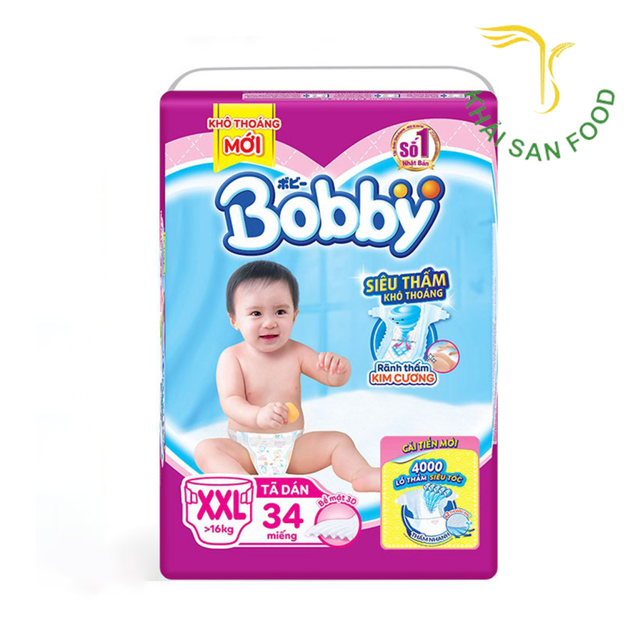 Bobby Tã Quần Size XL 34M(32+6)