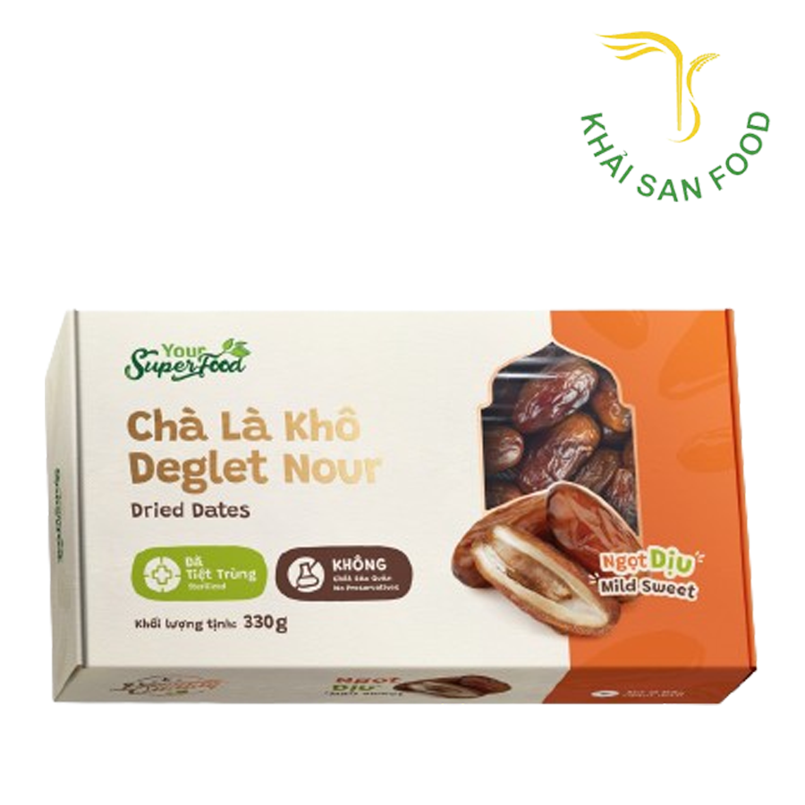 Chà Là Deglet Nour Rời Hộp 330G