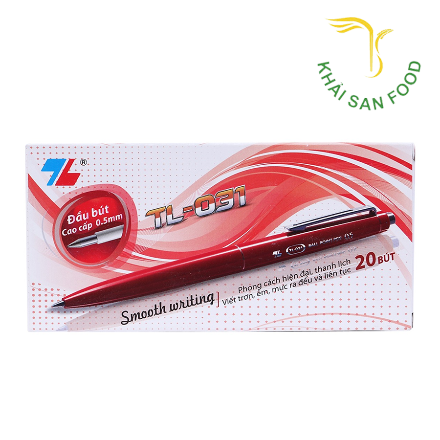 Bút Bi TL-031 Đỏ Hộp 20