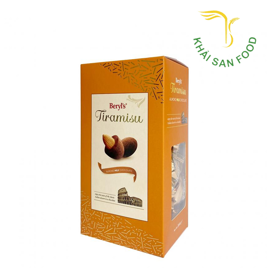 Sô Cô La Beryls Tiramisu 200G Hộp Giấy Milk
