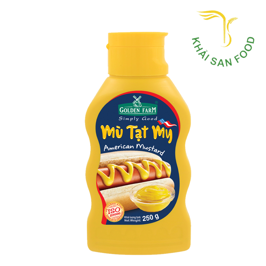 Xốt Mù Tạt Mỹ - Golden Farm 250 ml