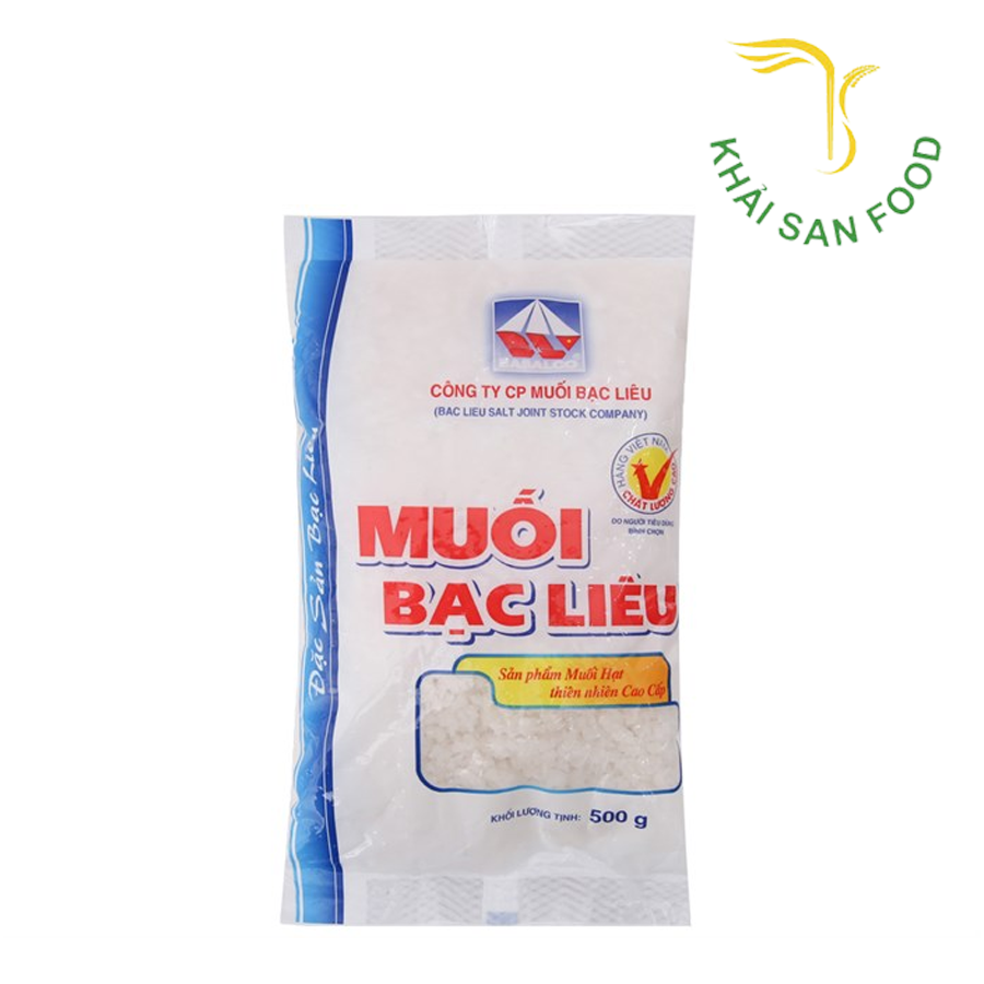 Muối Bạc Liêu 500Gr (Hạt)