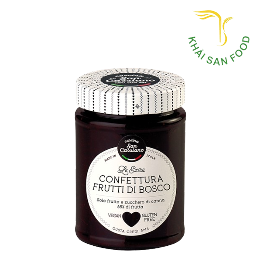 Mứt Qủa Mọng Hỗn Hợp - Cascina San Cassiano - Mixed Berry Jam