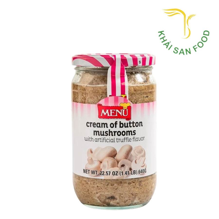 Sốt Kem Nấm Truffle - Menu - Crema di funghi prataioli al profumo di tartufo 640g