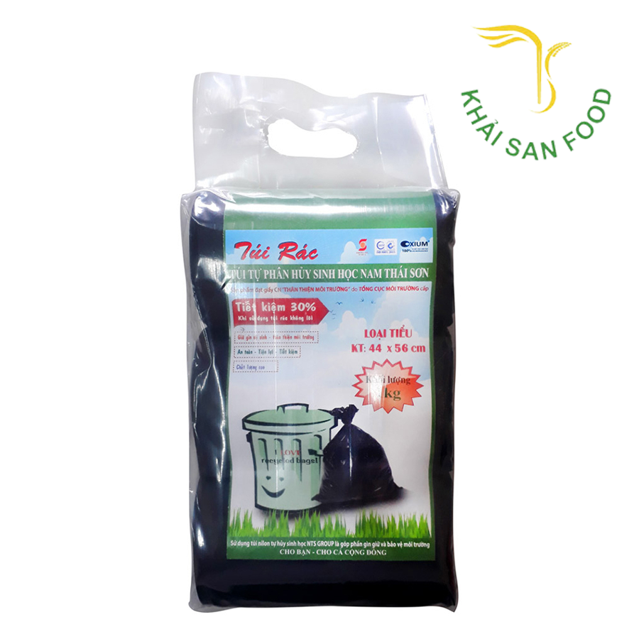 Túi Rác Đen Tự Hủy Sinh Học Size S (44 x 56)