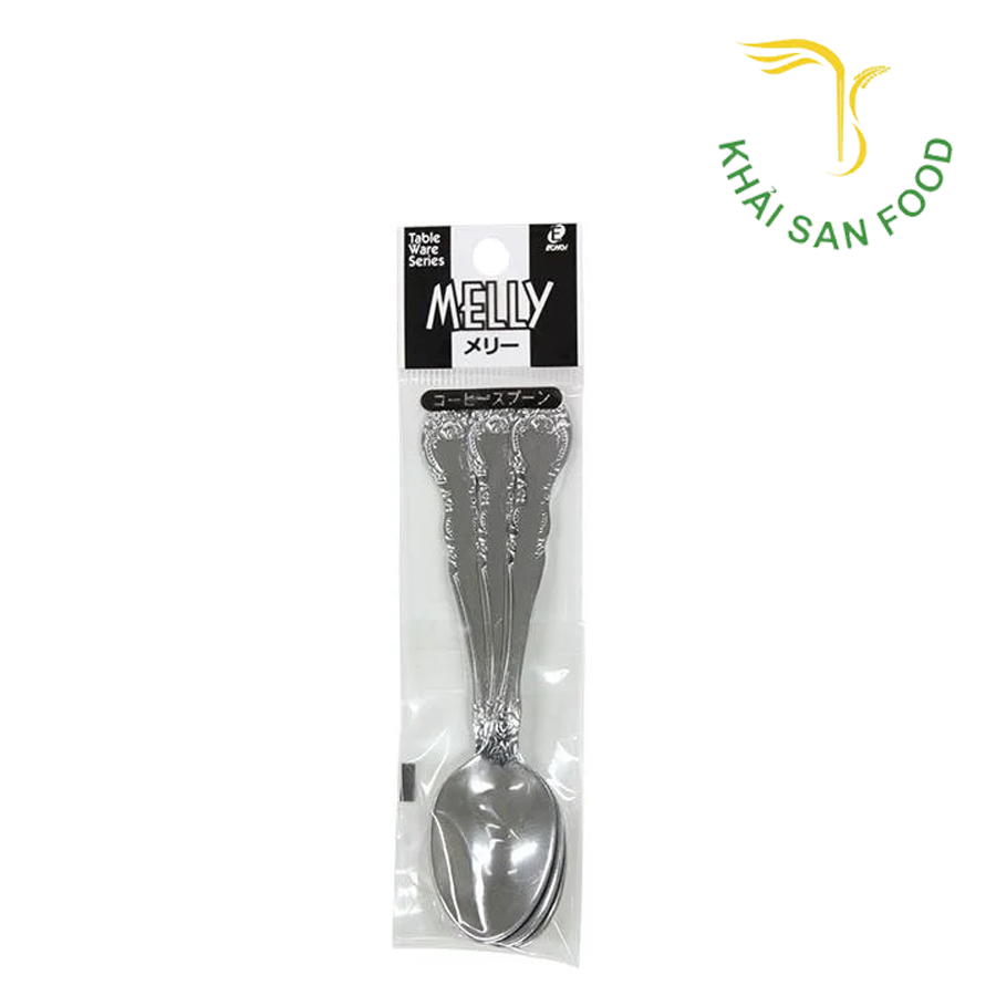 Set 3 Thìa Inox Uống Trà, Cafe Melly 12cm