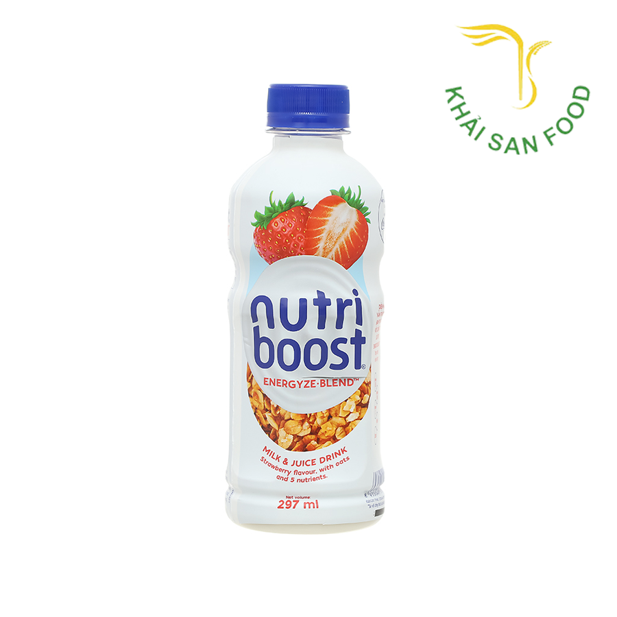 Sữa Trái Cây Nutriboost Hương Dâu-Yến Mạch 297ml