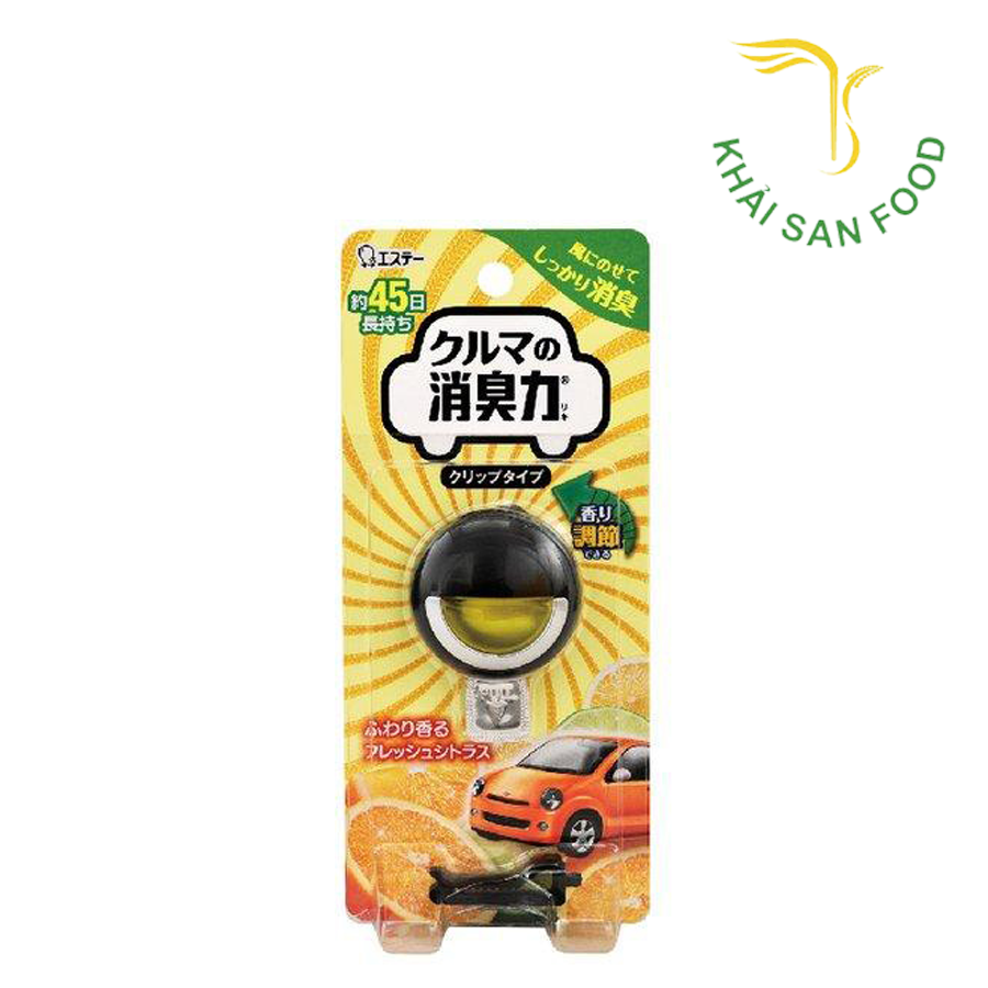 Khử Mùi Cao Cấp Dùng Cho Ô Tô Hương Chanh (Loại Gắn)