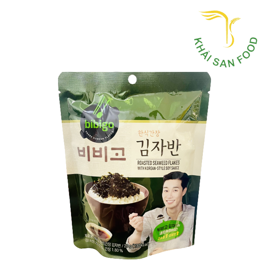 Rong Biển Vụn Tẩm Nước Tương Hàn Quốc Bibigo 20g( 30g)