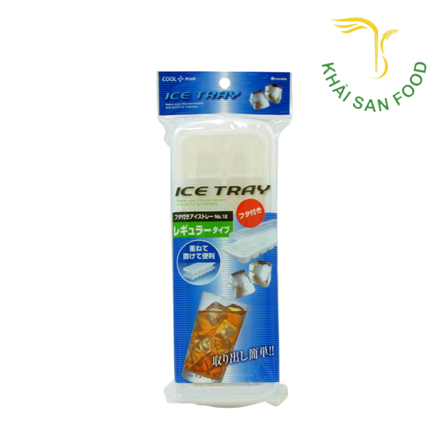 Khay Đá 48 Viên Có Nắp Inomata
