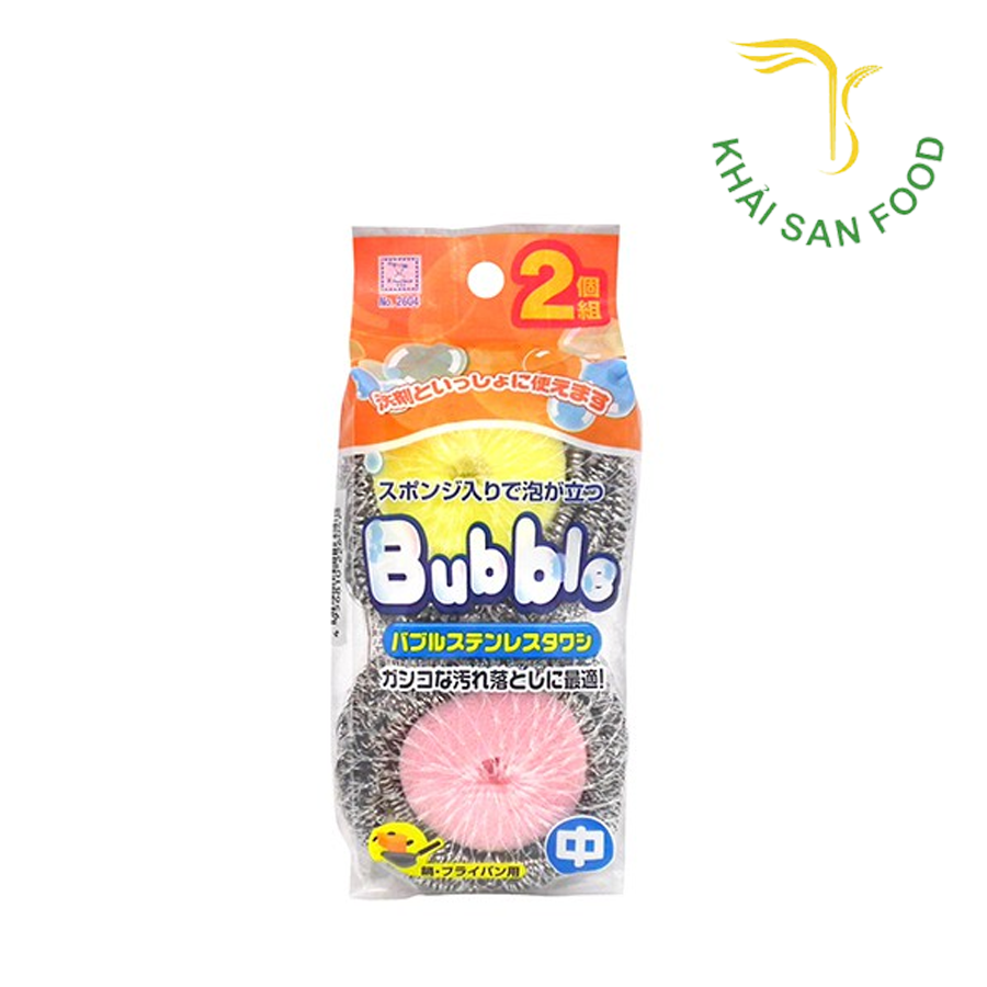 Set 2 Miếng Cọ Xoong Nồi Bọc Mút Xốp (Mẫu Mới)