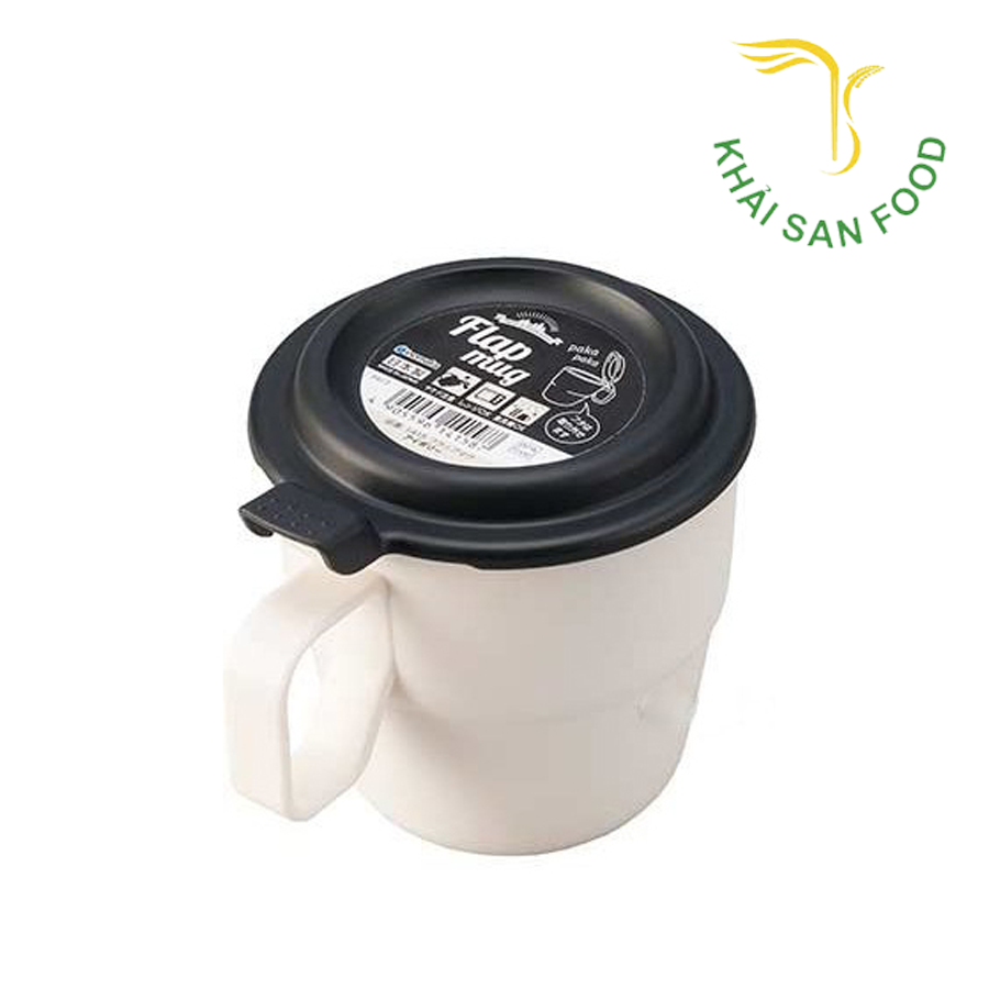 Cốc Uống Nước Có Nắp Đậy 360ml ( Màu Be)