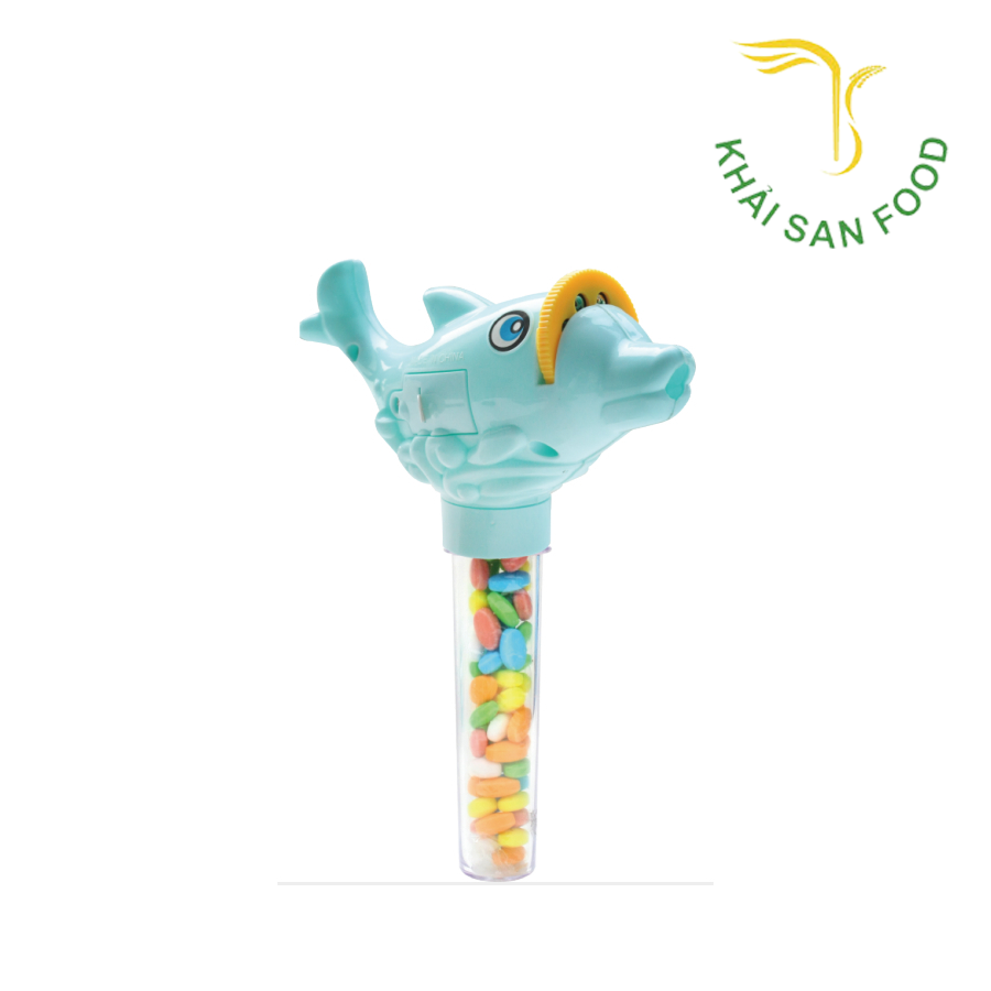 Đồ Chơi Trẻ Em Máy Chiếu Cá Heo (Dùng Pin) Kèm Theo Kẹo Đồ Chơi PATI 8g