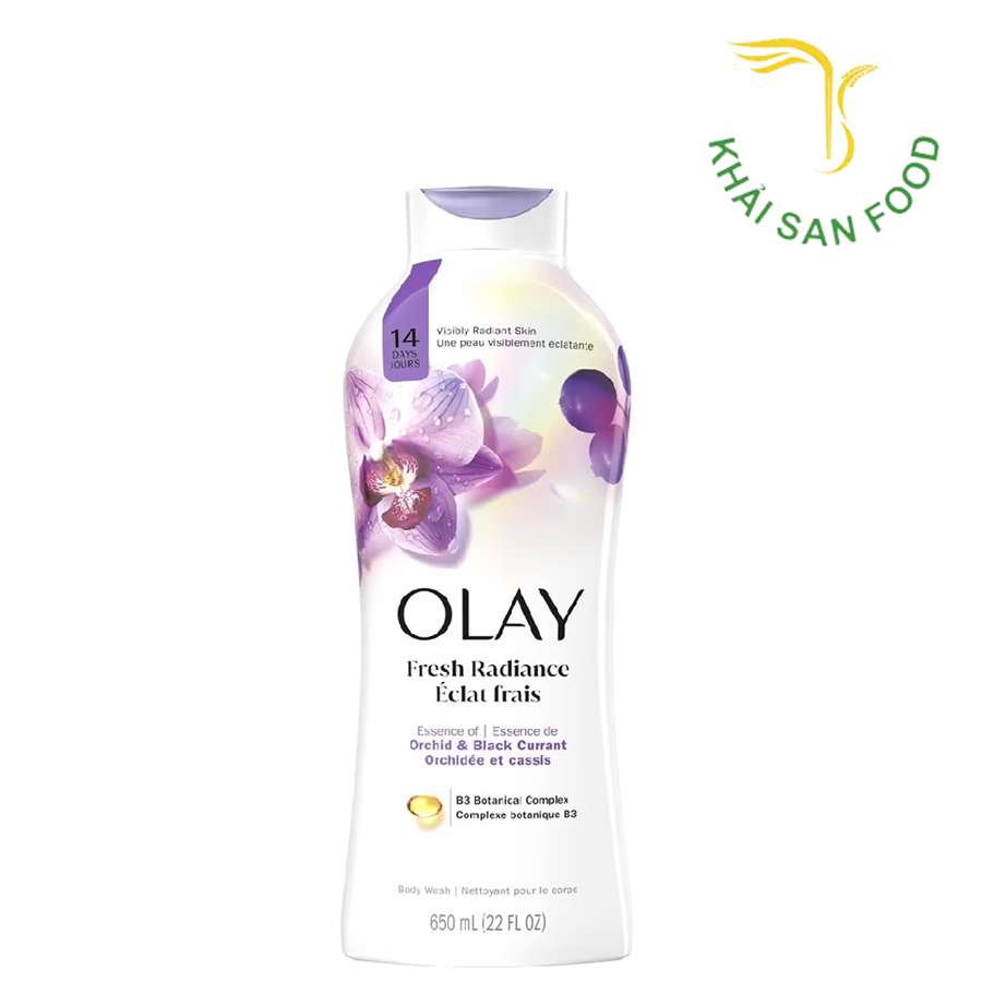 Sữa Tắm Olay Orchid & Black Currant 650Ml
