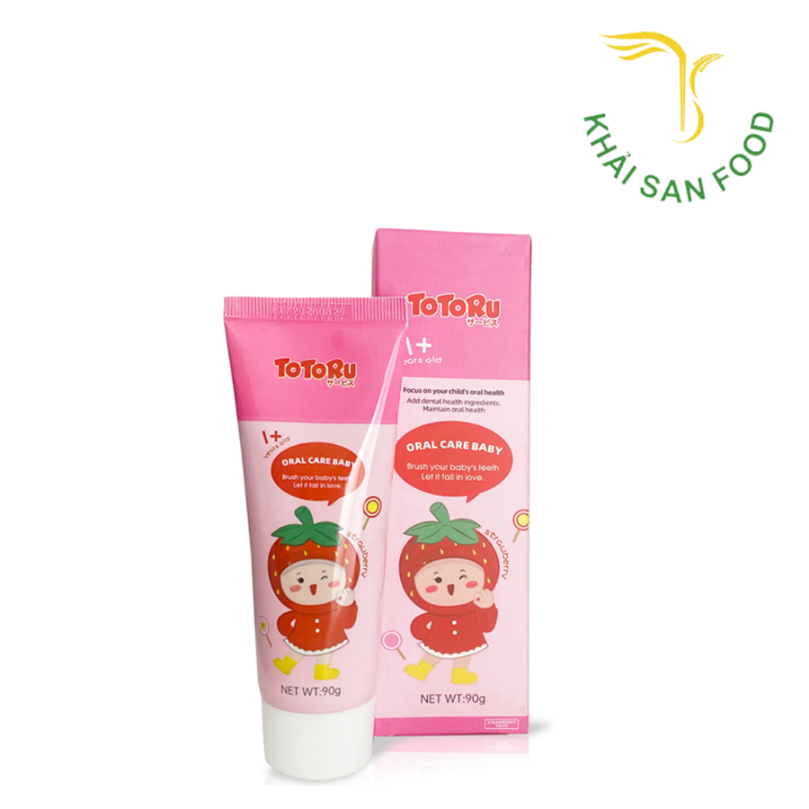 Kem Đánh Răng Trẻ Em 90g Totoru-Vị Dâu