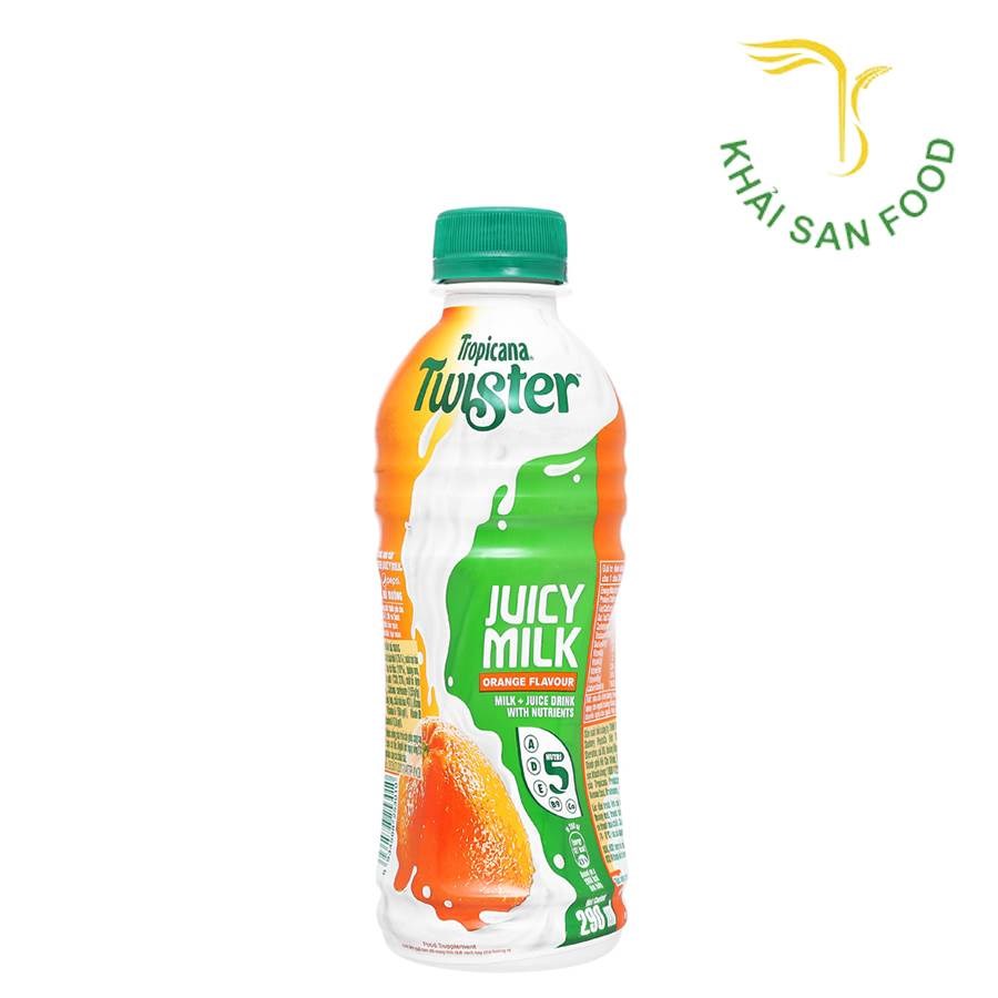 PS Juicy Milk Cam Chai Nhựa 290ml
