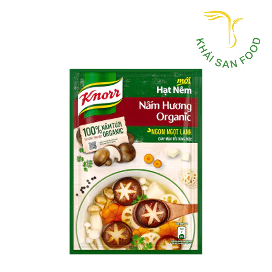 Knorr Hạt Nêm Chay Nấm Hương Organic 380G
