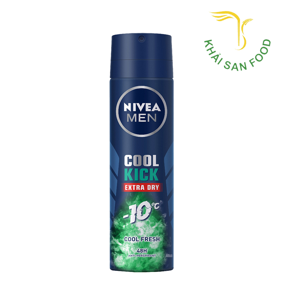 Xịt Ngăn Mùi Nivea Nam Mát Lạnh Green 150Ml