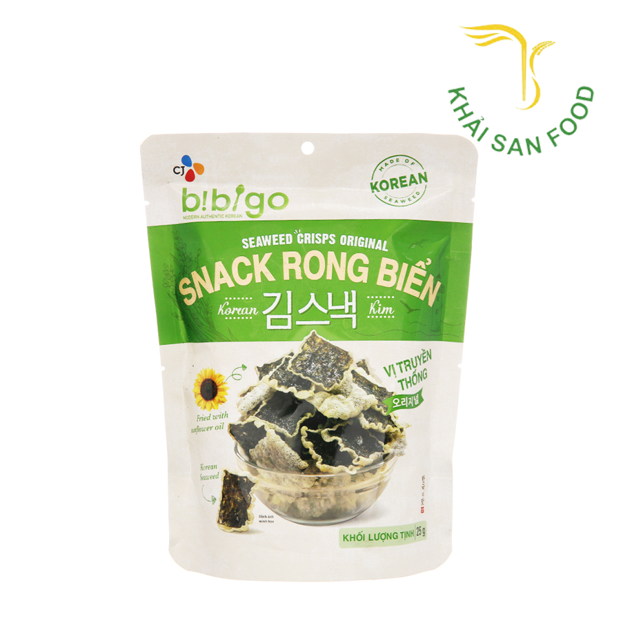 Snack Rong Biển Bibigo Vị Truyền Thống 25G
