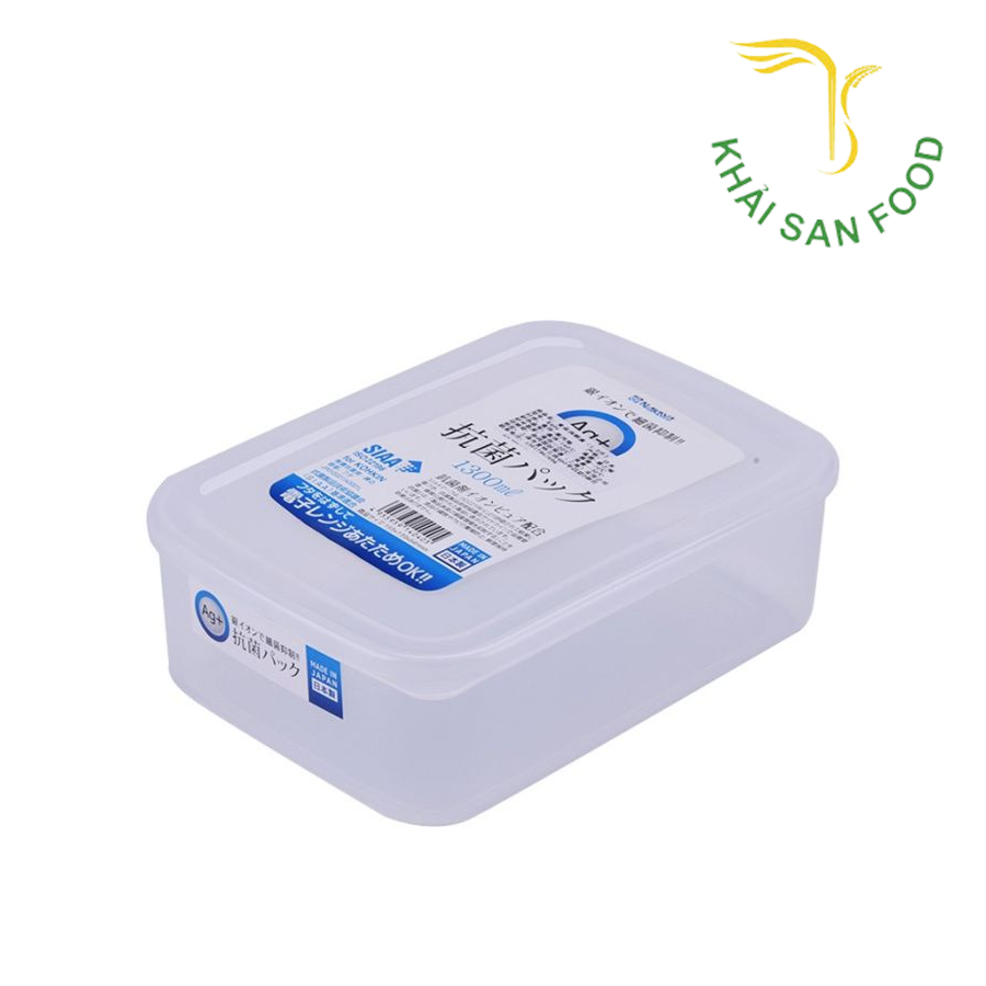 Hộp Nhựa Nắp Dẻo , Kháng Khuẩn 1.3L Nakaya