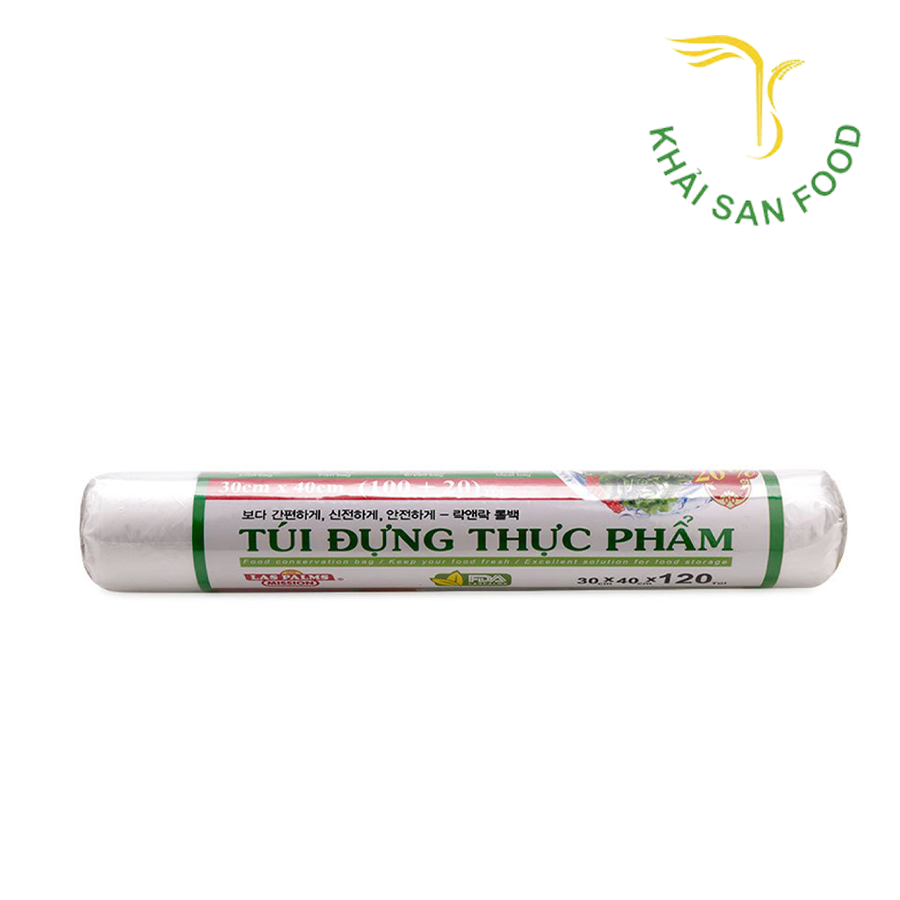 Túi Đựng Thực Phẩm Laspalm 30*40cm (120 Túi)