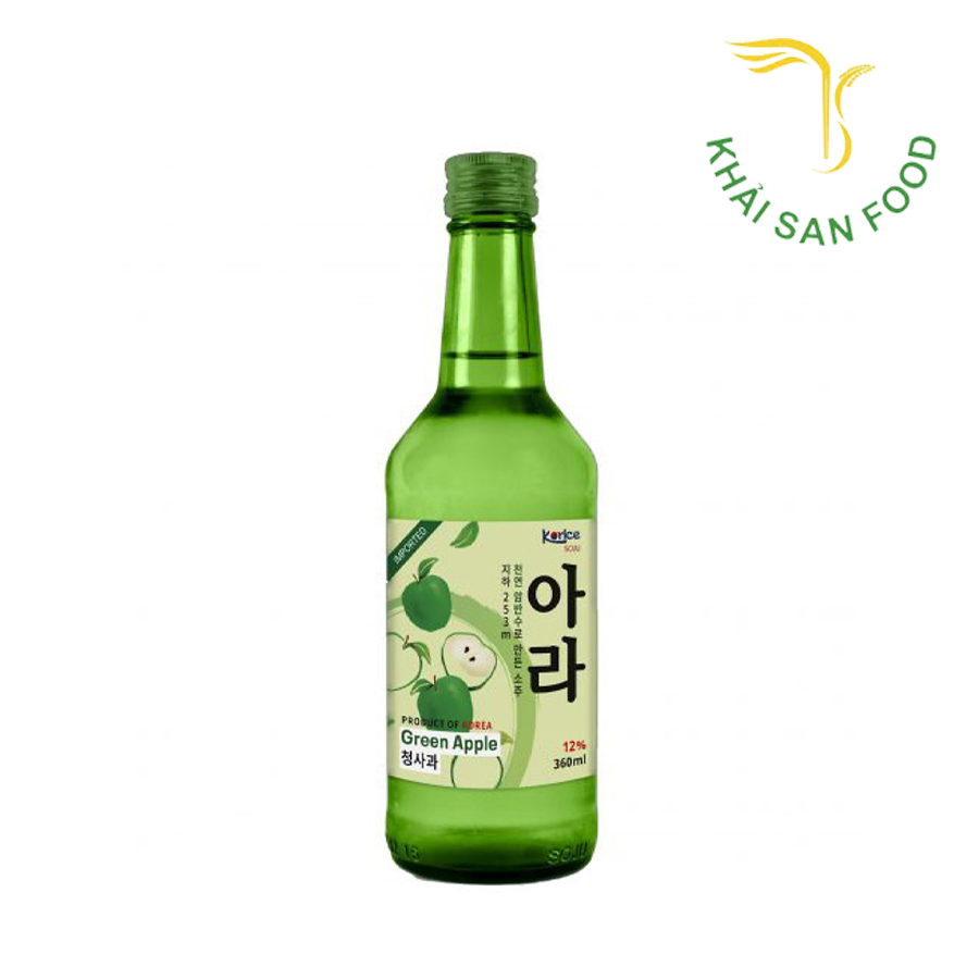 Rượu Korice Soju Hương Táo 360Ml