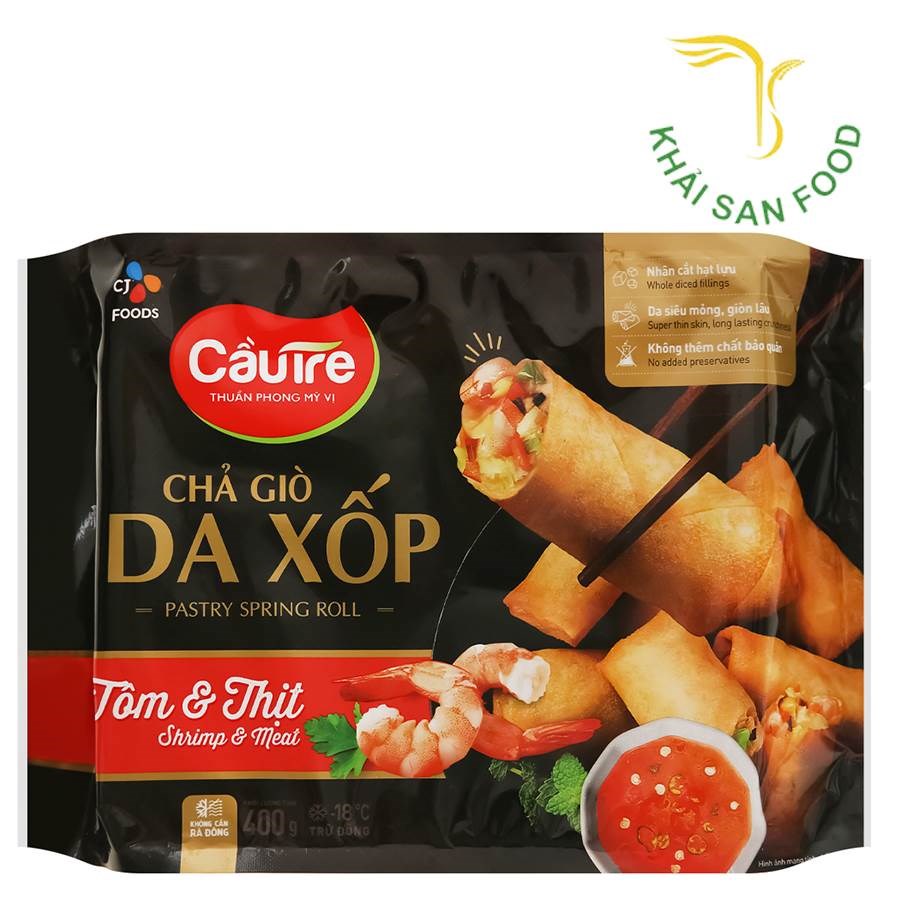 Chả Giò Da Xốp CJ Tôm Thịt 400G