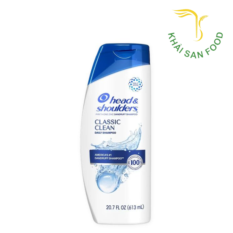 Dầu Gội H&S Classic Clean 613Ml