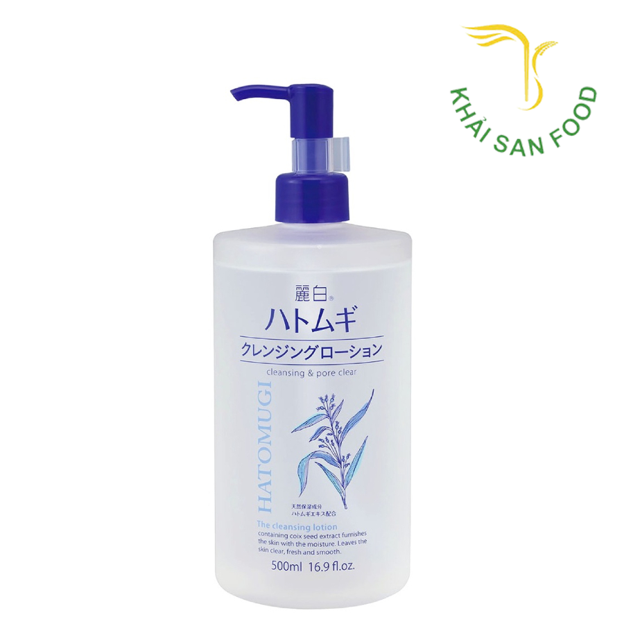 Nước Tẩy Trang Hatomugi 500ml (Vòi Xịt)