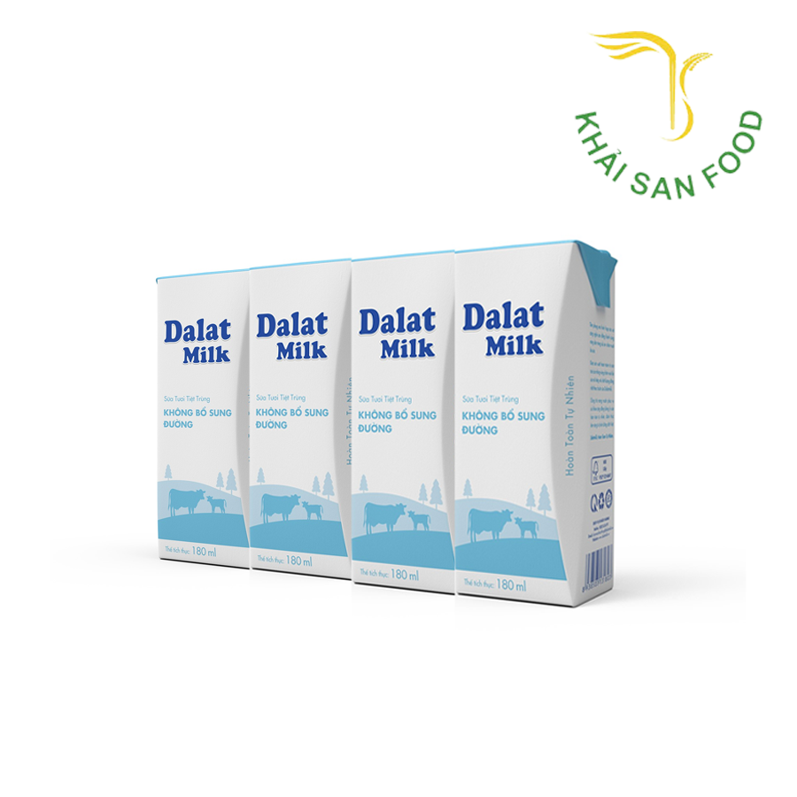 STTT Đà Lạt Milk Không Đường 180ml