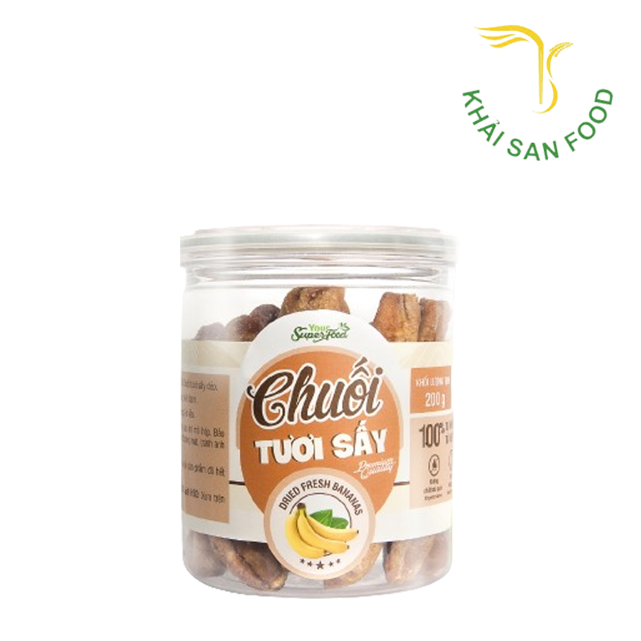 Chuối Tươi Sấy Dẻo Hộp 200G