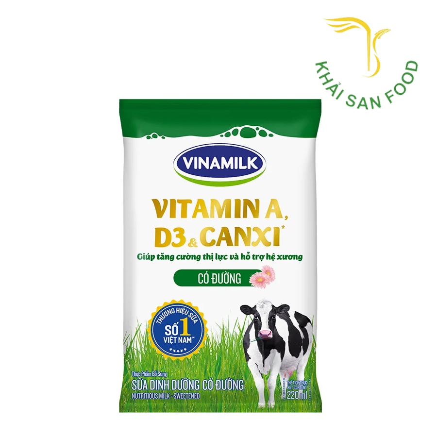 Sữa DD Có Đường Vinamilk 220Ml