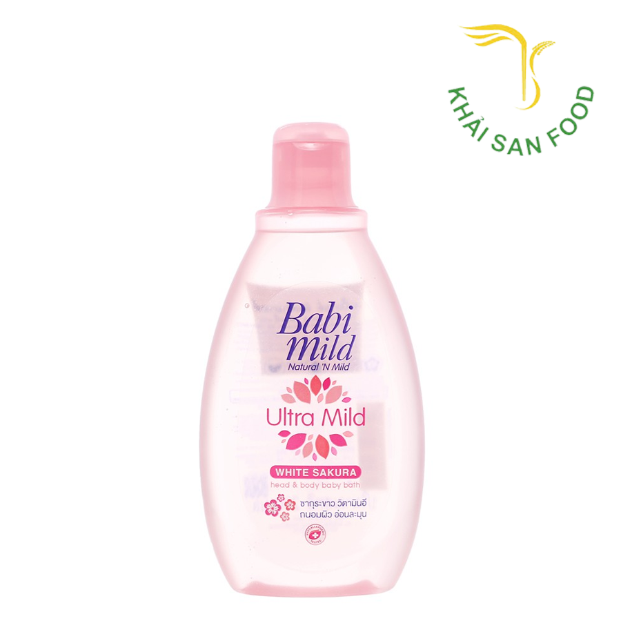 Sữa Tắm Gội Trẻ Em White Sakura 180Ml