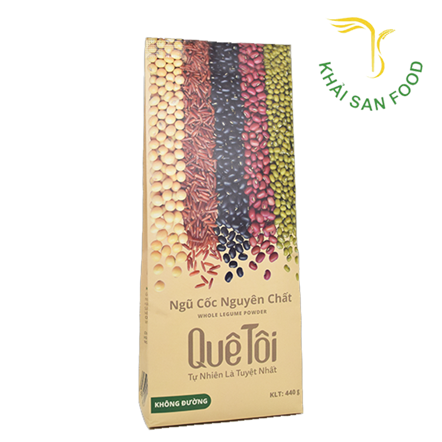 Ngũ Cốc Nguyên Chất Quê Tôi Không Đường Túi 440G