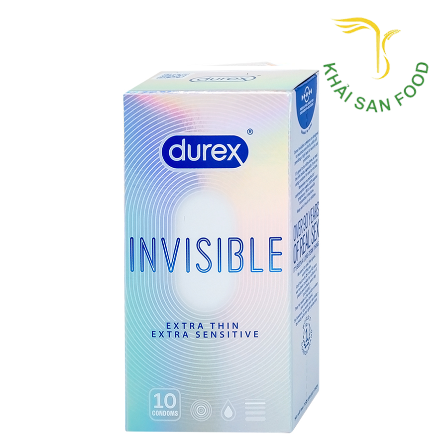 Bcs Durex Bao Cao Su Invisible Extra Thin 10S