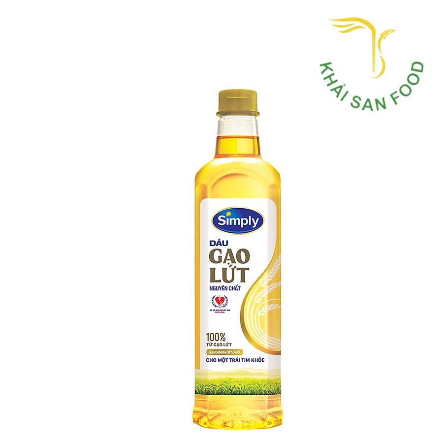 Dầu Ăn Gạo Lứt Simply 1L
