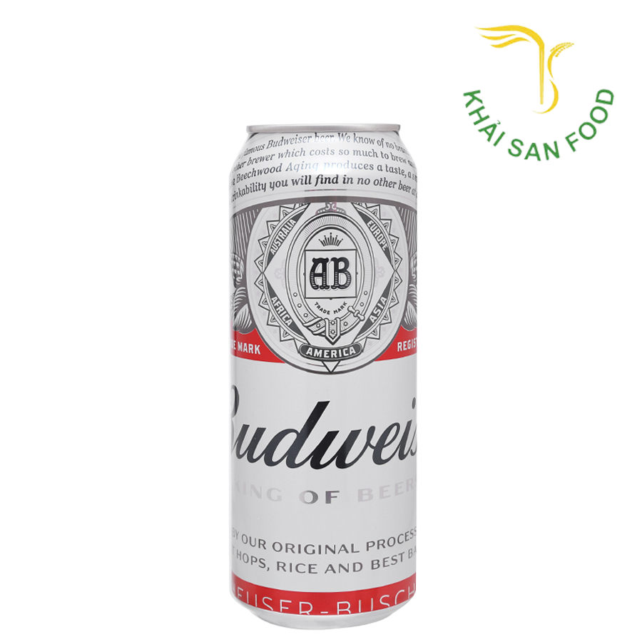 Bia Budweiser Sleek Lon 500ml