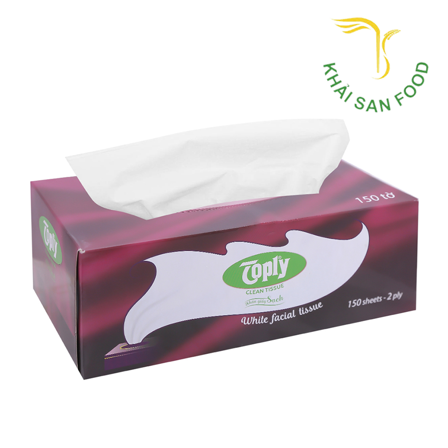 Toply Khăn Giấy Hộp 150 Tờ 2 Lớp