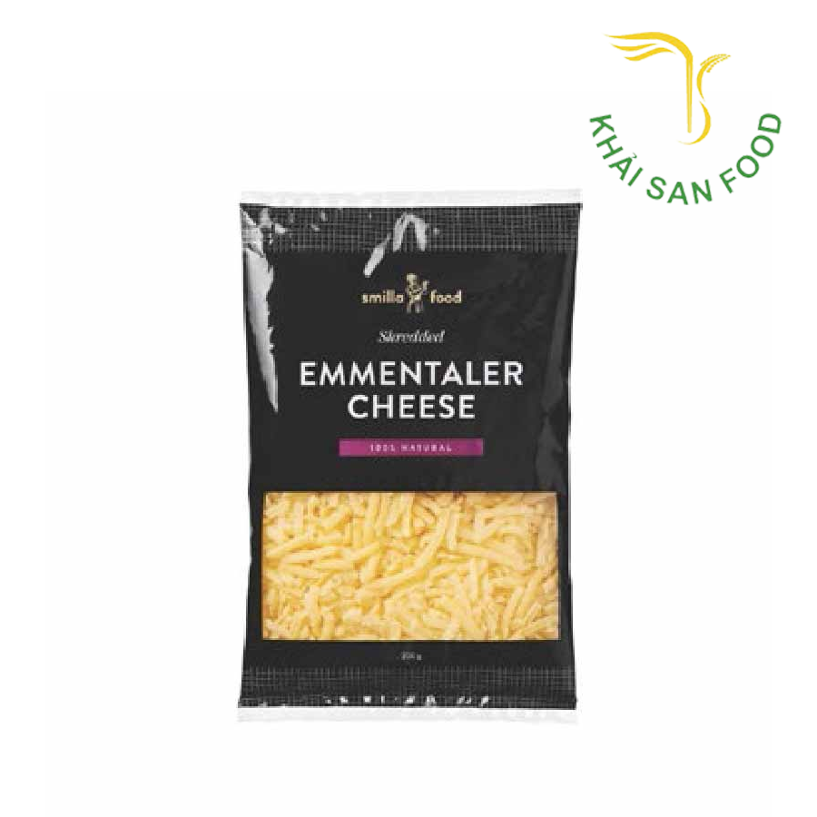 Phô mai - Smilla Food - Shredded Emmentaler Cheese 200G