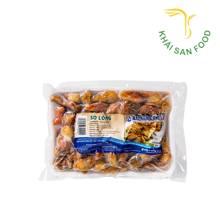 HN Sò Lông Thịt Trụng Khay 300g