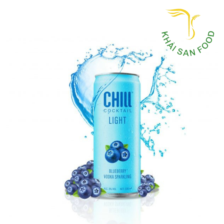 Chill Cocktail Light Blueberry & Vodka 330ml