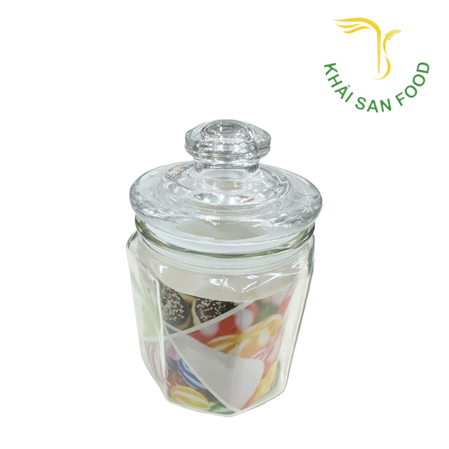 Hủ Thủy Tinh Lục Giác 380ml TBP