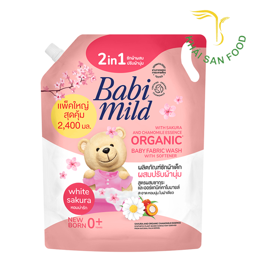 Nước Giặt Xả Bamimid White Sakura 2400Ml